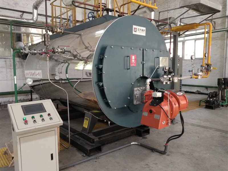 1噸燃氣鍋爐現(xiàn)場圖一