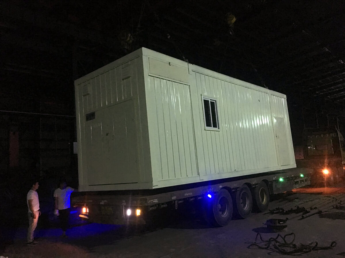 集裝箱鍋爐發貨圖一